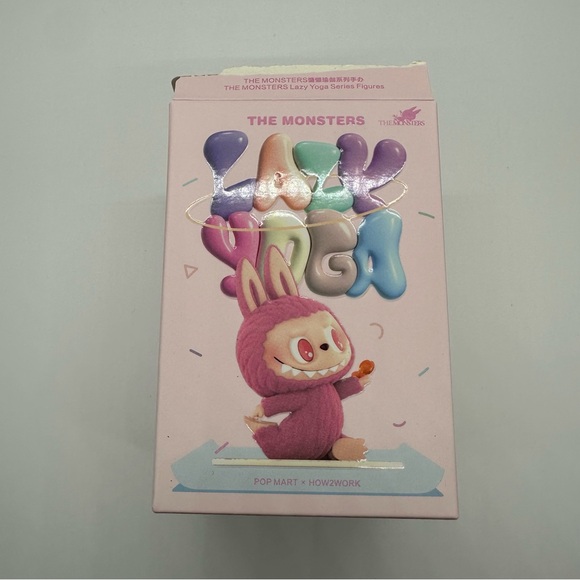 NWT Pop Mart | The Monsters Lazy Yoga Series Figure Confirmed Ab Roller Open Box - Picture 4 of 6